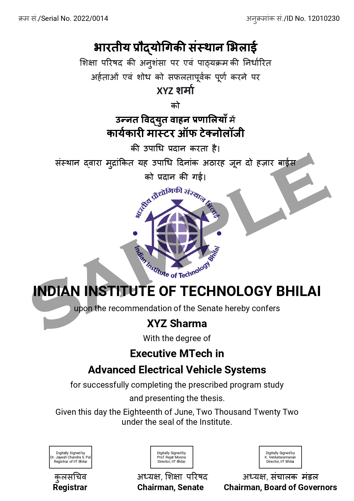 Executive M.Tech in
                     Data Science & Data Analytics